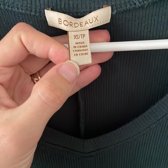 *CLOSET CLOSING* Anthropologie Bordeaux Hunter Green maxi dress - Picture 5 of 5